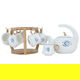 طقم إبريق شاي مع ستاند بورسلان السيف غاليري، 6 قطع - ابيض product image 2