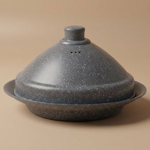 طاجن جرانيت هاشفير، 30 سم، تركي - رمادي product image