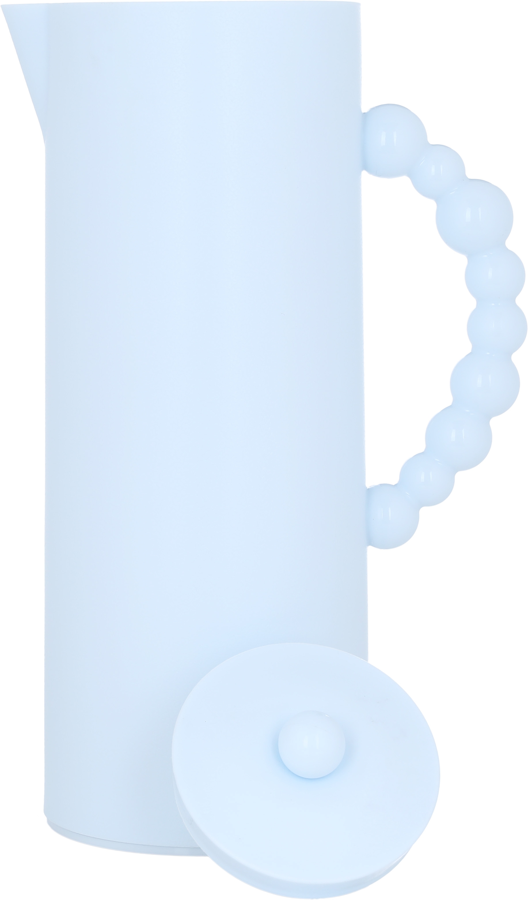 Al Saif Gallery Royal 7 glass thermos, 1 liter, glass inner container, plastic outer shell - cyan product image 3