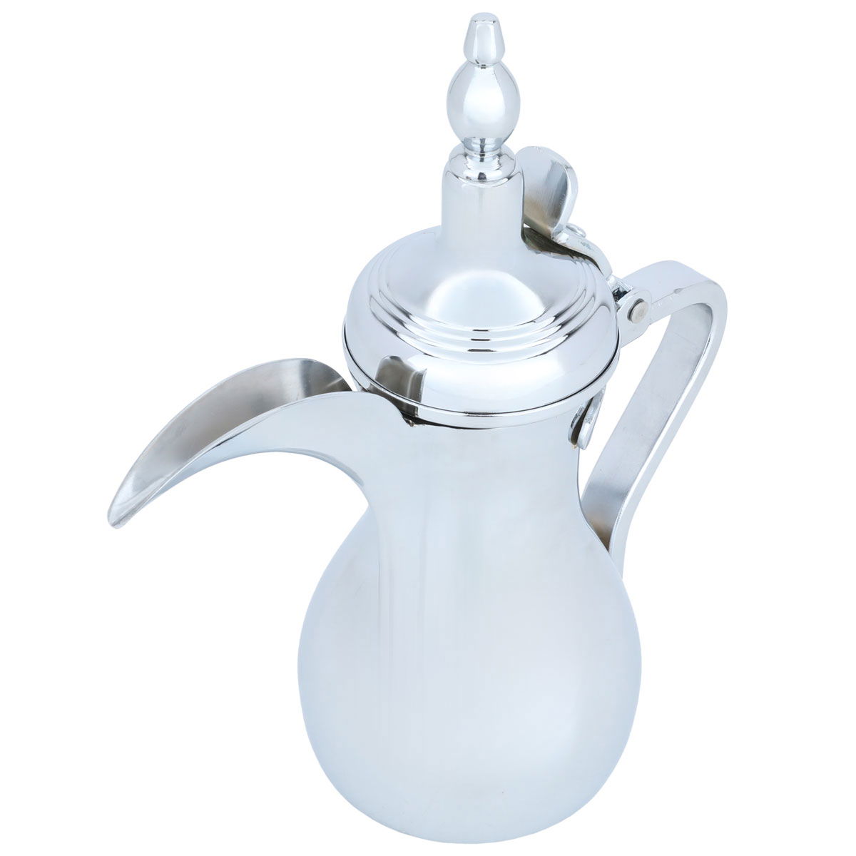 Al Saif Gallery Sulaiman Steel Dallah, 0.76 litre - Silver product image 2