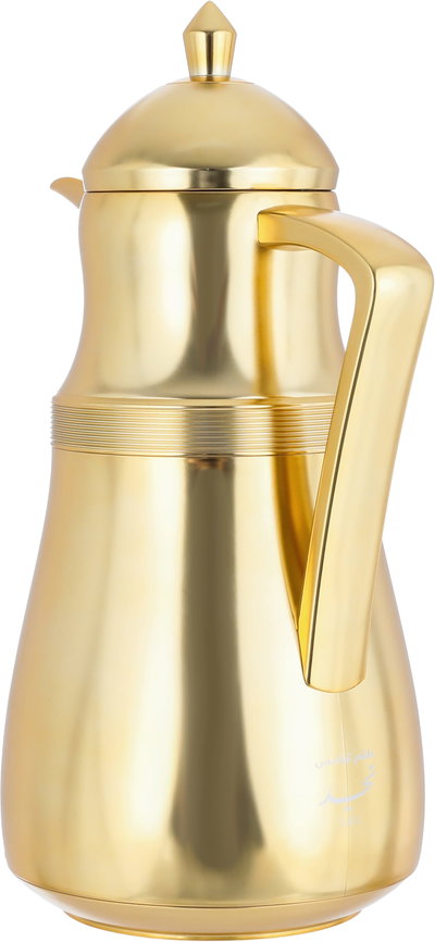 Al Saif Gallery Najd thermos set, 1/4 liter, thermal glass inner shell, plastic outer shell - gold product image 9