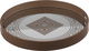 Al Saif Gallery Wooden Tray Set, Round, 2 Pieces - Brown product image 2