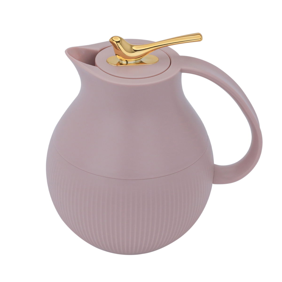 Al Saif Gallery Royal 6 thermos, 950 ml, glass inner container, plastic outer shell - dark pink product image 2