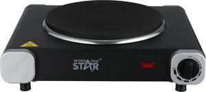 موقد طهي كهربائي حديد زهر ويننج ستار، 32.6x9.8x29.4 سم، 1500 واط، مربع، DRL722 - أسود product image