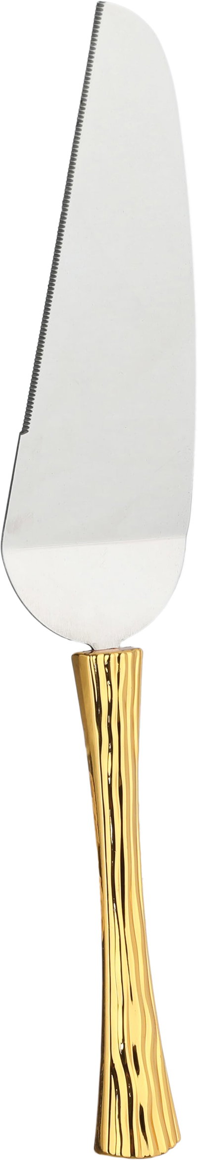 طقم ملاعق خدمة كيك استيل دانيا، 2 قطعة - ذهبي فضي product image 2