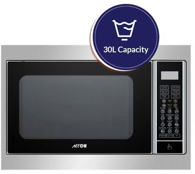 ميكرويف بفرن ارو، 900 واط، 30 لتر، RO-30MGSB - فضي اسود product image 2