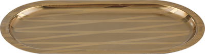صينية تقديم استيل السيف غاليري، 32x16x2 سم - ذهبي product image 1