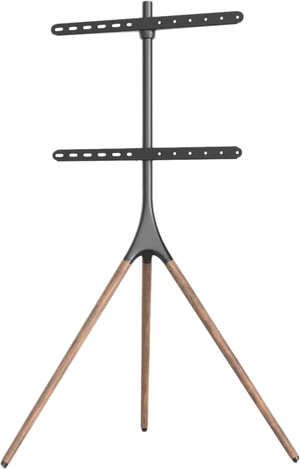 حامل تلفاز ارضي معدن و خشب، 140 سم - اسود خشبي product image