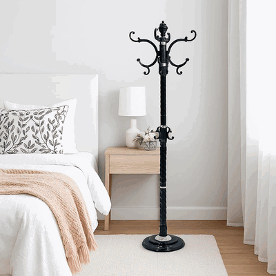 علاقة ملابس مودرن معدن، 173×46 سم - اسود product image 3