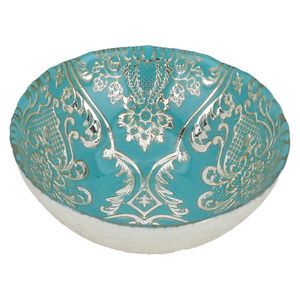 زبدية تقديم زجاج السيف غاليري، 13x13x4.8 سم - تركوازي product image 2