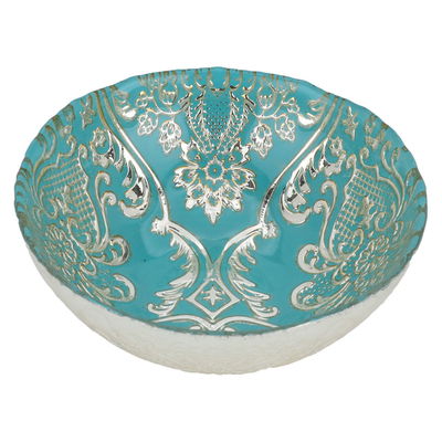 زبدية تقديم زجاج السيف غاليري، 13x13x4.8 سم - تركوازي product image 2