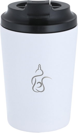 Saif Gallery Stainless Steel Thermal Mug, 240 ml, Lid - White product image 2
