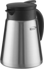 ترمس استيل ريسا، 800 مل، ضغاط - فضي اسود product image 3