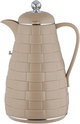 طقم ترامس لالوزا، 1 / 1 لتر، 2 قطعة، حافظة داخلية زجاج، غطاء ضغاط - بيج كروم product image 3