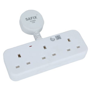 Al Saif Gallery electrical outlet, 3 outlets, 13 amps - white product image