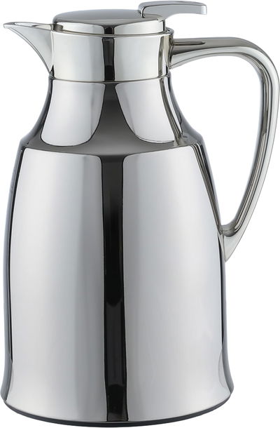 Al Saif Gallery Diriyah Thermos, 1 liter, thermal glass inner container, steel outer shell - silver product image 1