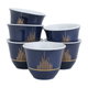 Al Saif Gallery porcelain Arabic coffee cups set, 12 pieces - golden blue product image 2