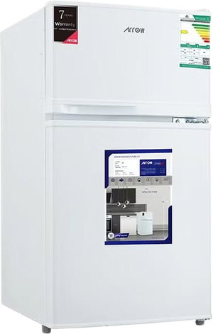 ثلاجة ديفروست ارو، 80 لتر، 2.8 قدم، فريزر علوي، RO-119RDK - ابيض product image