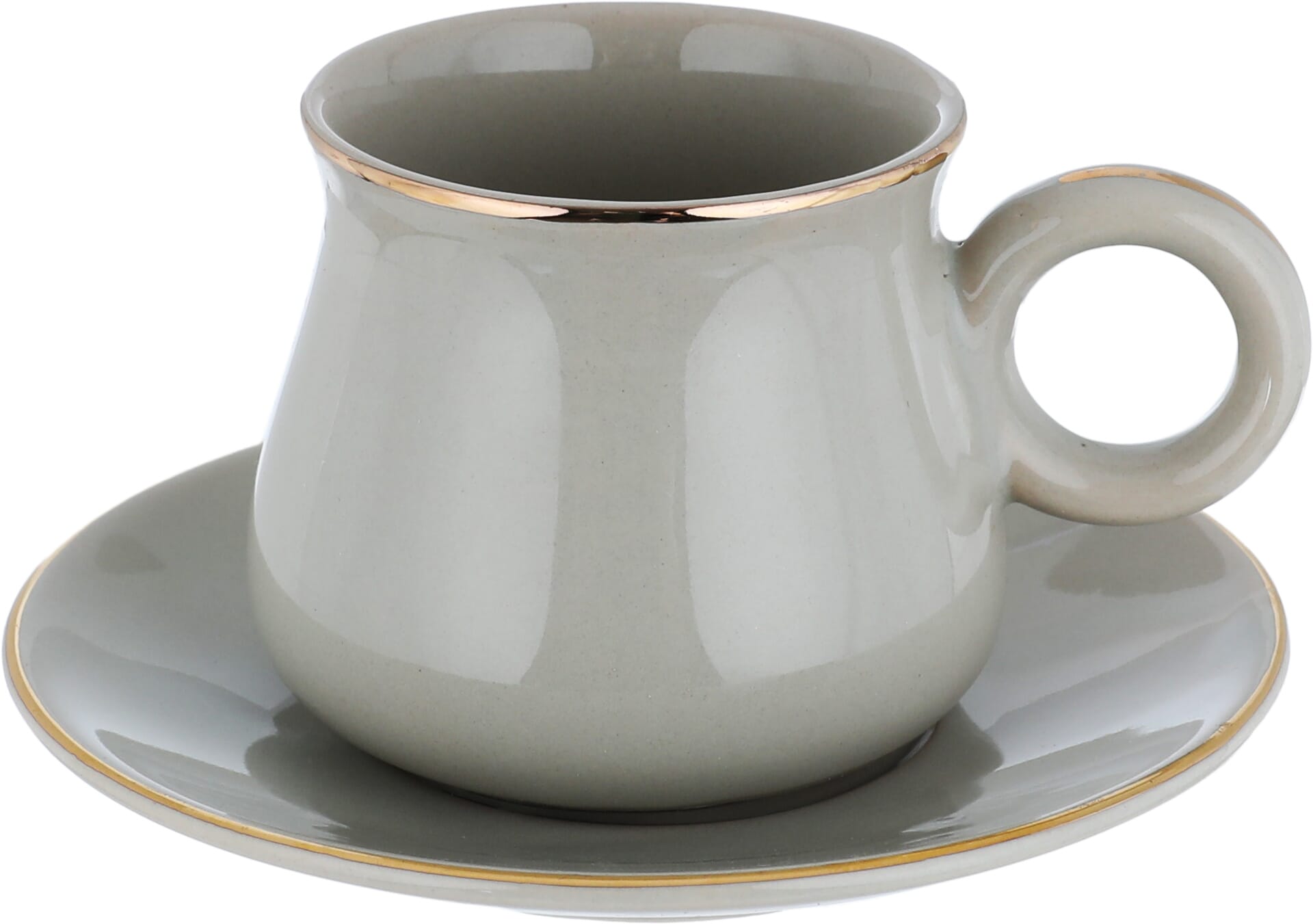Al Saif Gallery Porcelain Turkish Coffee Cups Set, 12 Pieces - Light Green product image 2