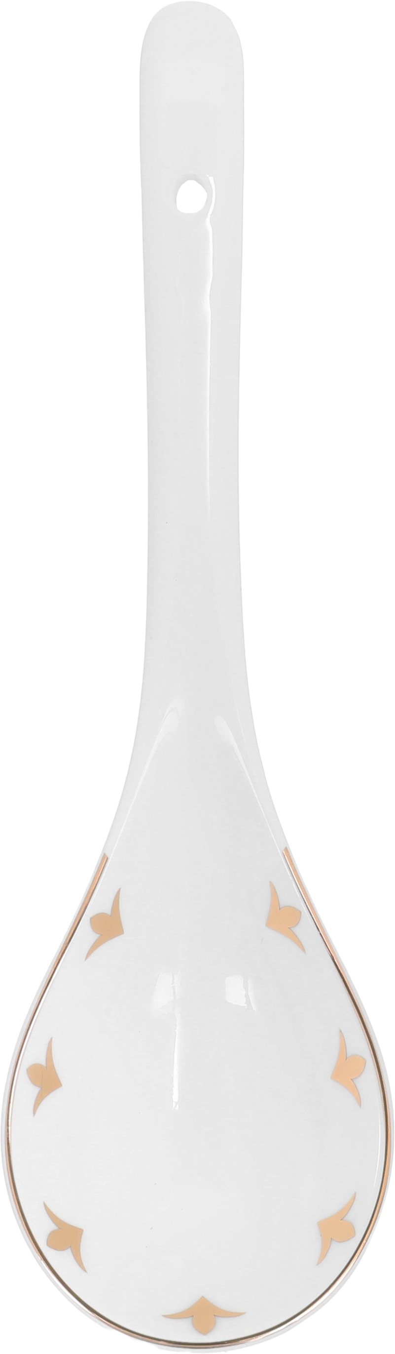 طقم سفرة بورسلان دانيا، 77 قطعة - ابيض ذهبي product image 17