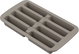 علبة مكعبات ثلج سيليكون السيف غاليري، بغطاء، مستطيل، 20×12 سم - رمادي product image 2