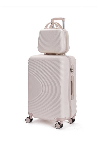 Limra ABS Luggage Set, 5 Sizes, 4 Wheels, 360 Degree Rotating, LMA-1616 - Beige product image 2