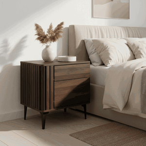 كومدينه خشب ام دي اف، 55×40×40 سم، 2 درج - بني product image