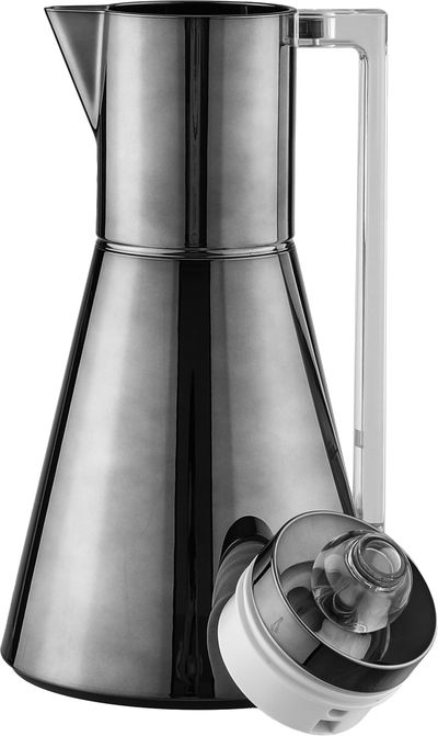 ترمس لينا افريست، 1 لتر، الخامة الداخلية زجاج حراري، ضغاط، يد شفاف - اسود product image 4