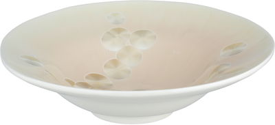 Al Saif Gallery Porcelain Bowl, 25.5x25.5x6 cm, Round - White Pink product image 1