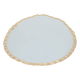 صحن حلا زجاج السيف غاليري، 17×14×3 سم، دائري - شفاف product image 2