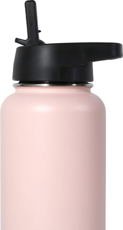 Brio Stainless Steel Bottle Thermal Mug, 1 Liter - Pink product image 3