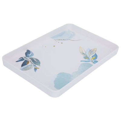 Al Saif Gallery plastic serving tray, 39 x 27 x 3 cm, rectangle - white product image 2