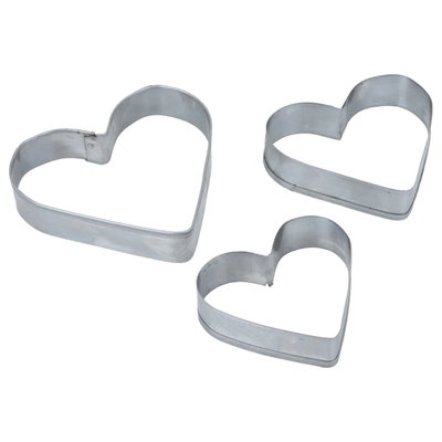 طقم قواطع معجنات معدنية السيف غاليري، 3 قطع - فضي product image 3