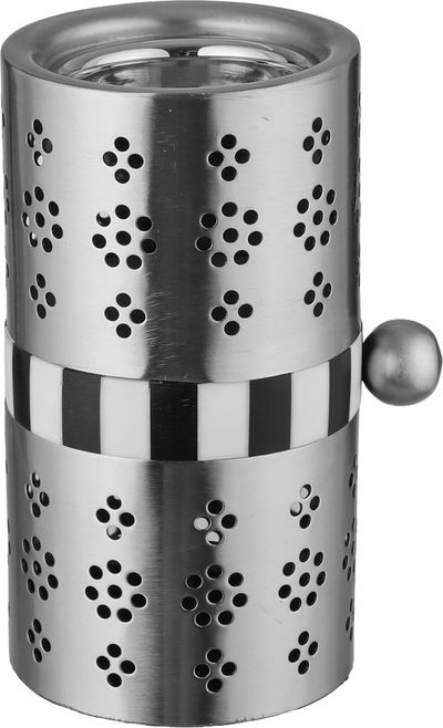 مبخرة ستانلس استيل السيف غاليري، 8x8x14 سم، أسطواني - فضي أسود product image 2