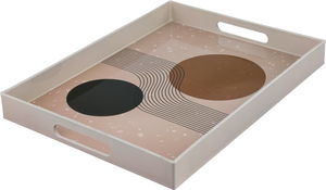 Al Saif Gallery Plastic Serving Tray, 40×30×4 cm, Rectangular - Multicolor product image 2