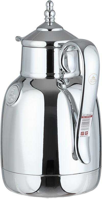 طقم ترامس لالوزا، قطعتين، 0.7 / 1 لتر، حافظة داخلية زجاج، يد فضي، غطاء ضغاط - فضي product image 7