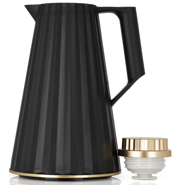 ترمس إليجانس، 1 لتر، غطاء ذهبي - أسود product image 3