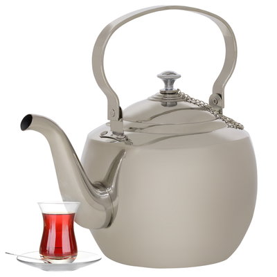 Al Saif Alissa Steel Teapot, 2 Liters - Silver product image 1