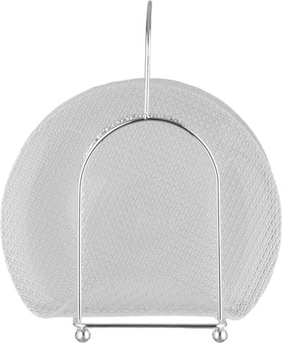 طقم صحون زجاج السيف غاليري، 6 قطع، مع ستاند، منقوش - فضي شفاف product image 4