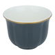 Al Saif Gallery Porcelain Arabic Coffee Cups Set, 12 Pieces, Golden Line - Dark Gray product image 2