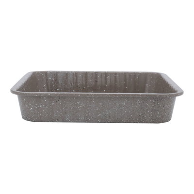 Al Saif Gallery granite tray, 4.5 x 24 x 24 cm, square - light brown product image 3