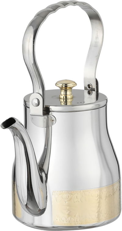 إبريق شاي ستانلس استيل السيف غاليري، 0.7 لتر - فضي ذهبي product image 3