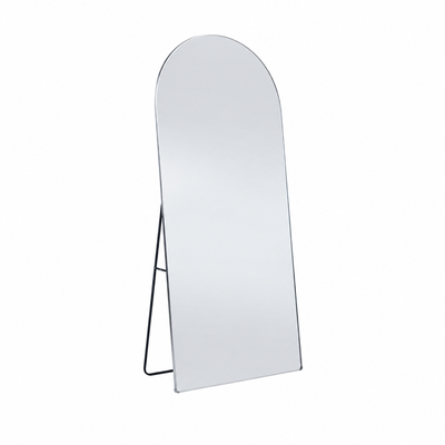 مراية ستاند زجاج، 180×70 سم، ستاند معدن - فضي product image 2