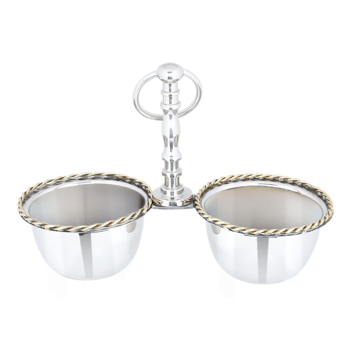 شيالة مكسرات استيل السيف غاليري، 27×12×7 سم، 2 خانة - فضي product image 2