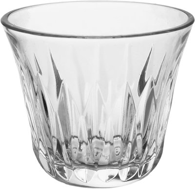 Solitaire Crystal Glass Tea and Coffee Serving Set with Saucers, 18 Pieces - Clear product image 3