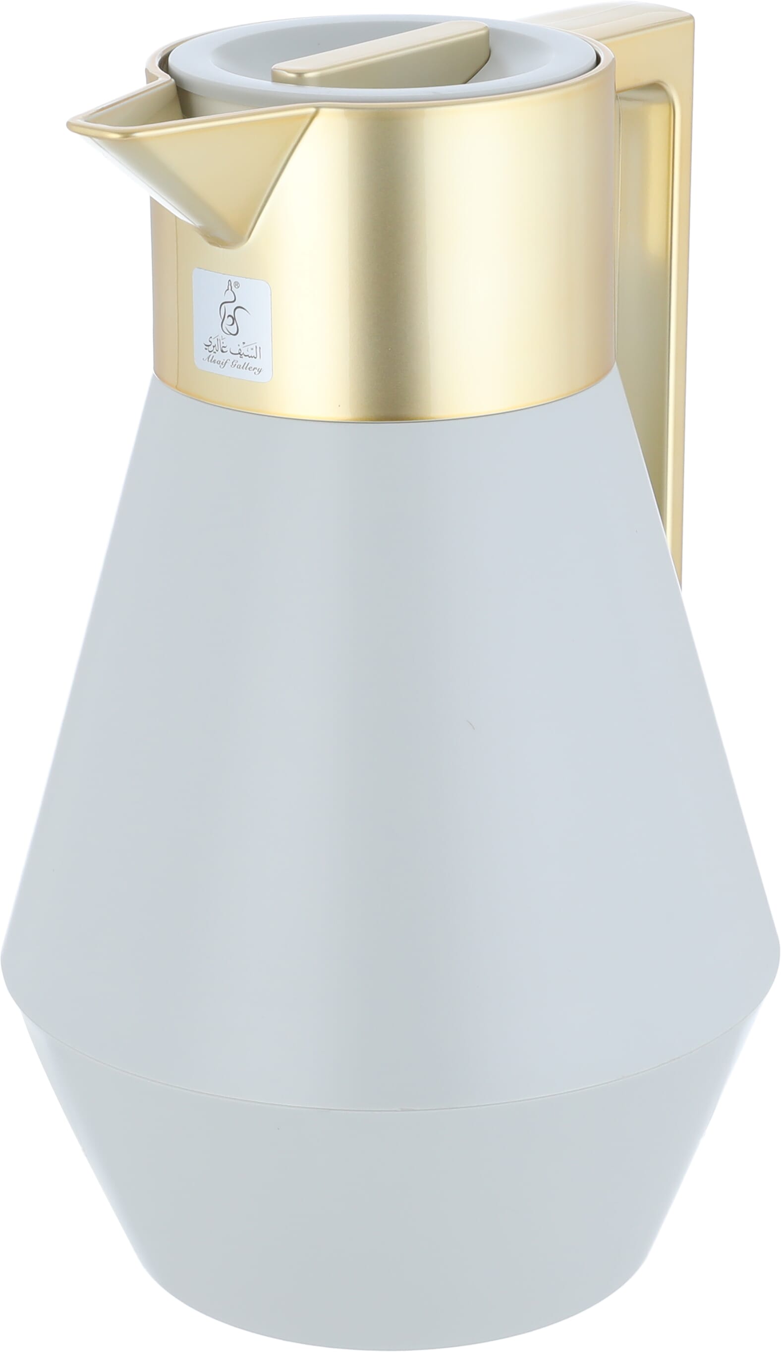 Everest Lydia Thermos, 1 liter, thermal glass inner shell, plastic outer shell - white product image 4