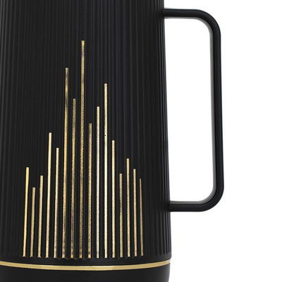 ترمس هاروموني جلوري السيف غاليري، 1 لتر، حافظة داخلية زجاج حراري - أسود product image 3