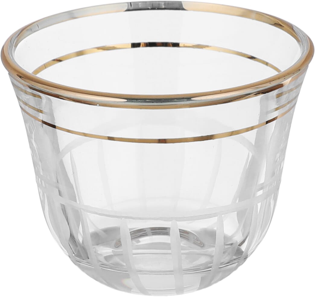 طقم تقديم قهوة وشاي زجاج السيف غاليري، 26 قطعة - شفاف product image 2