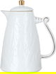 Al Saif Gallery porcelain thermos, 1.5 liters, engraved with gold-white script product image 1