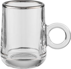 طقم بيالات زجاج السيف غاليري، 6 قطع، 80 مل - شفاف product image 2